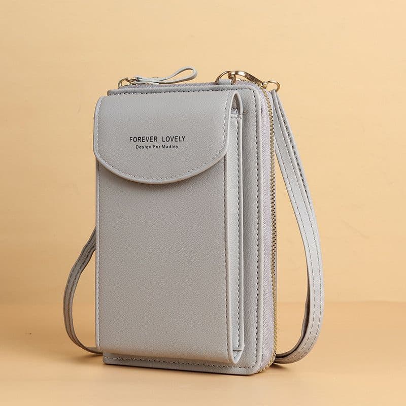 image-Mobile Phone Crossbody Bags Clutch Large Capacity Long Wallet Shoulder Bag Women