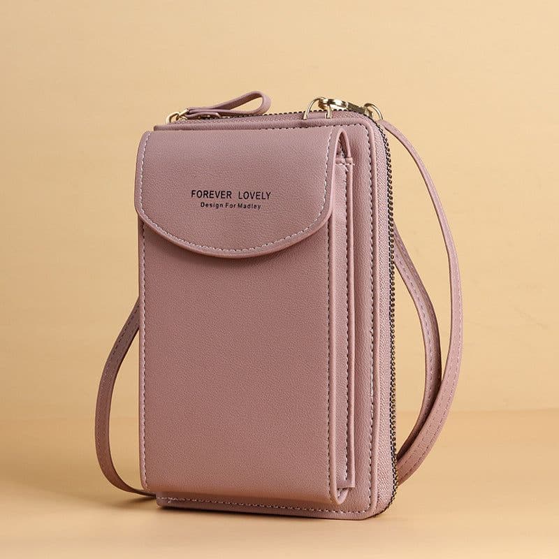 image-Mobile Phone Crossbody Bags Clutch Large Capacity Long Wallet Shoulder Bag Women