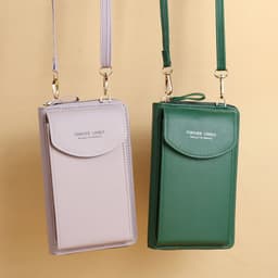 image-Mobile Phone Crossbody Bags Clutch Large Capacity Long Wallet Shoulder Bag Women