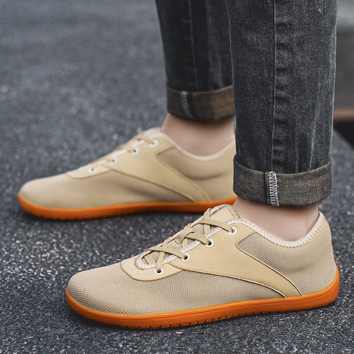image-Men's Casual Shoes Flying Woven Breathable