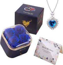 image-Valentines Day Rose Flower Drawer Jewelry Box Earrings Ring Necklace Storage Valentine's Day Gift Box Romantic Jewelry Packaging Box