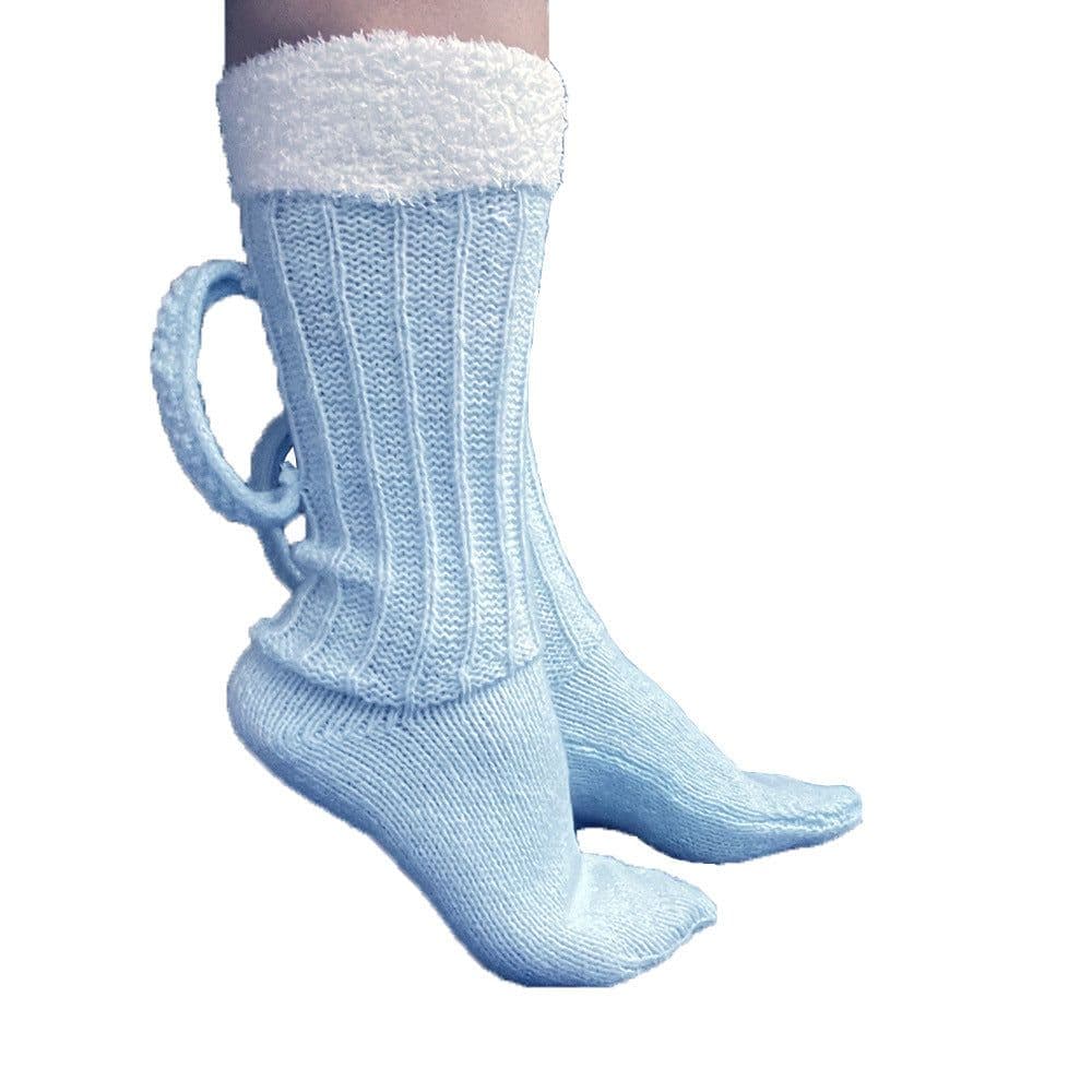 image-European And American Beer Socks Color Matching Home Floor Socks Thermal Middle Tube