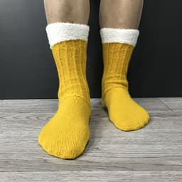 image-European And American Beer Socks Color Matching Home Floor Socks Thermal Middle Tube