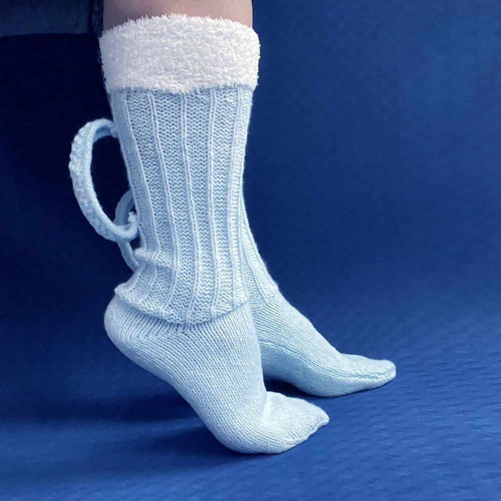 image-European And American Beer Socks Color Matching Home Floor Socks Thermal Middle Tube