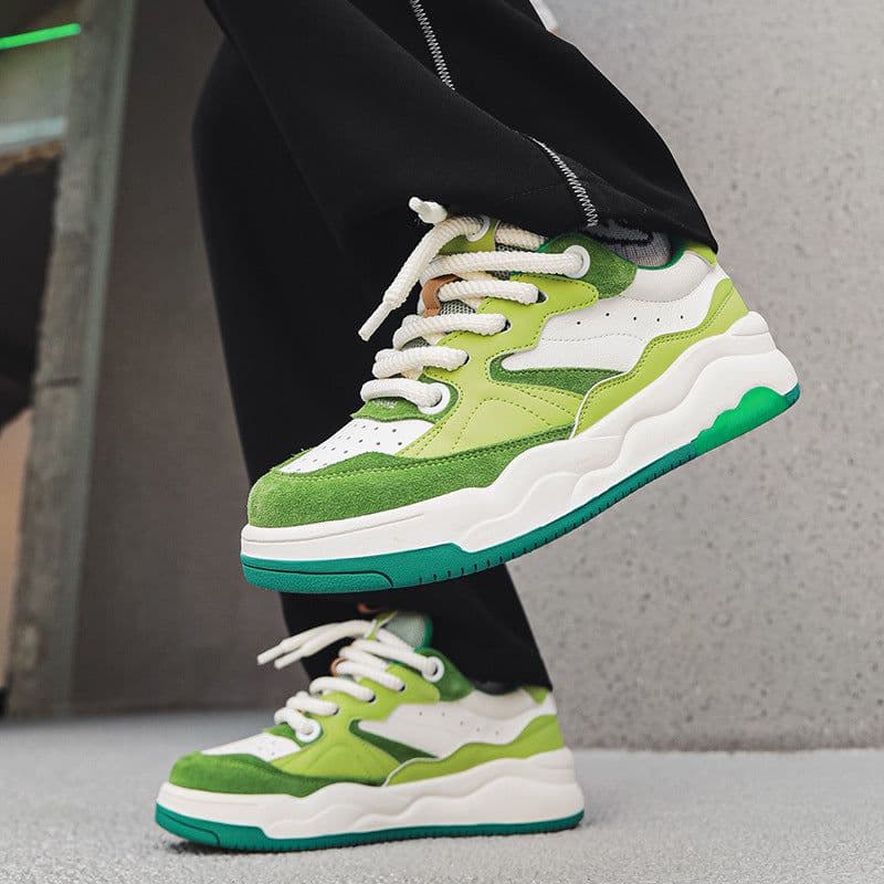 image-Design Panda Color Matching Skateboard Shoes Men