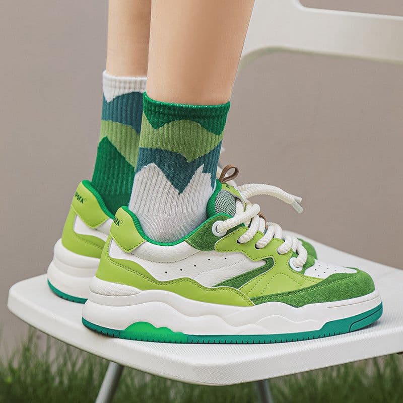 image-Design Panda Color Matching Skateboard Shoes Men