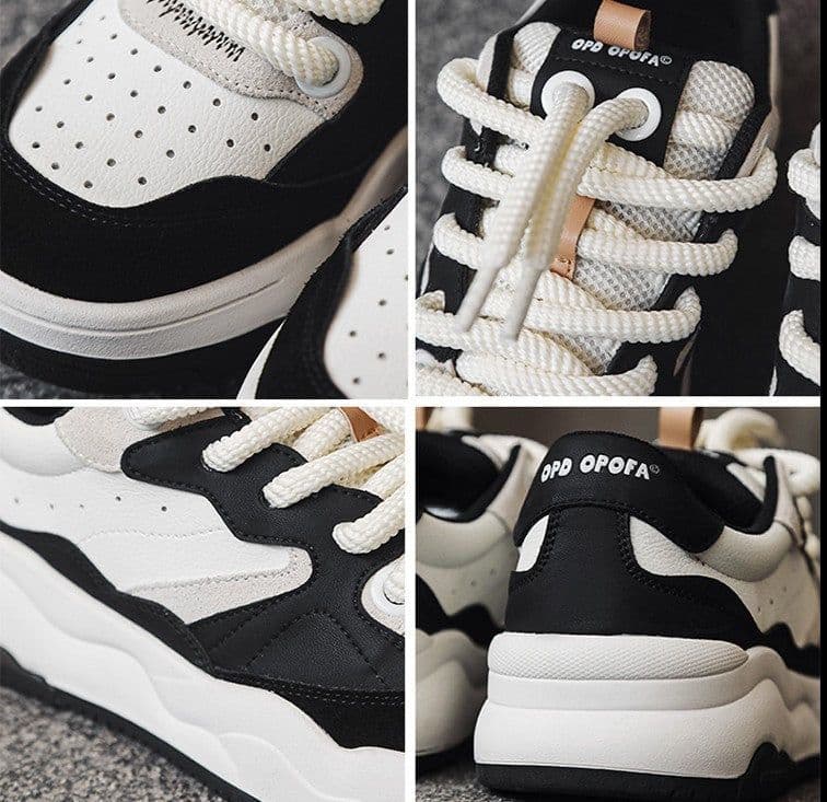 image-Design Panda Color Matching Skateboard Shoes Men