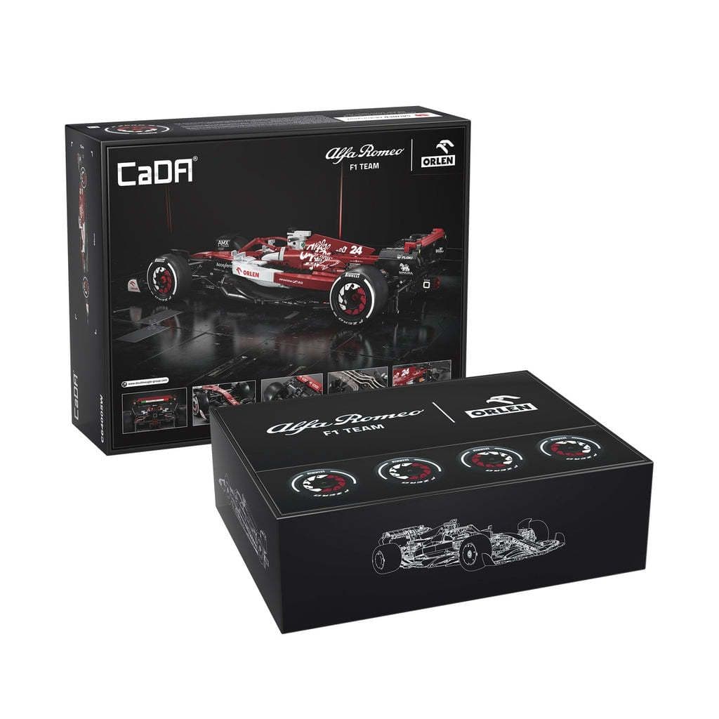 image-Cada Kaka Apollo V12 Sports Car Building Blocks Assembled Model Educational Assembled Toys Boy Gift