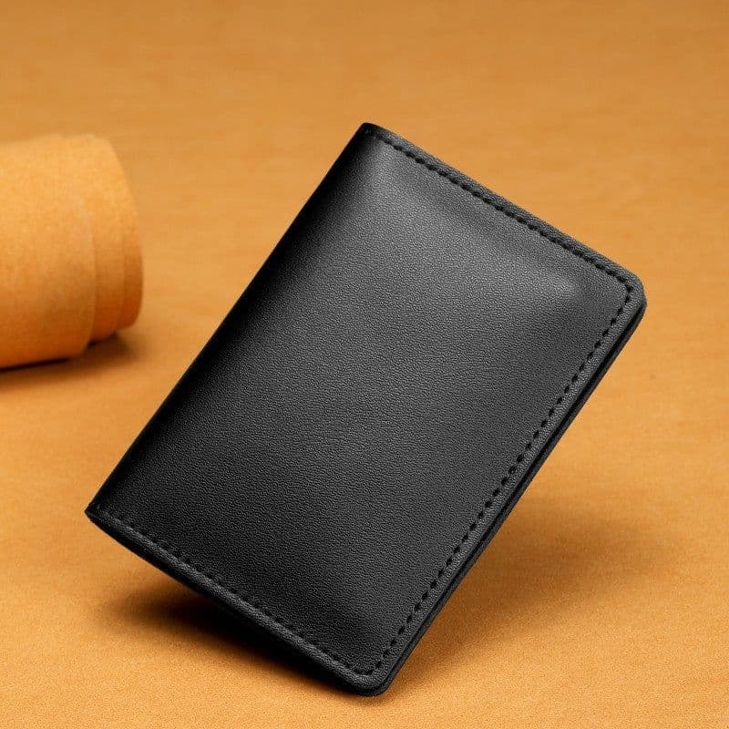 image-Ultra-thin Cowhide Card Holder Men And Women