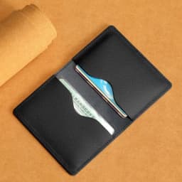 image-Ultra-thin Cowhide Card Holder Men And Women