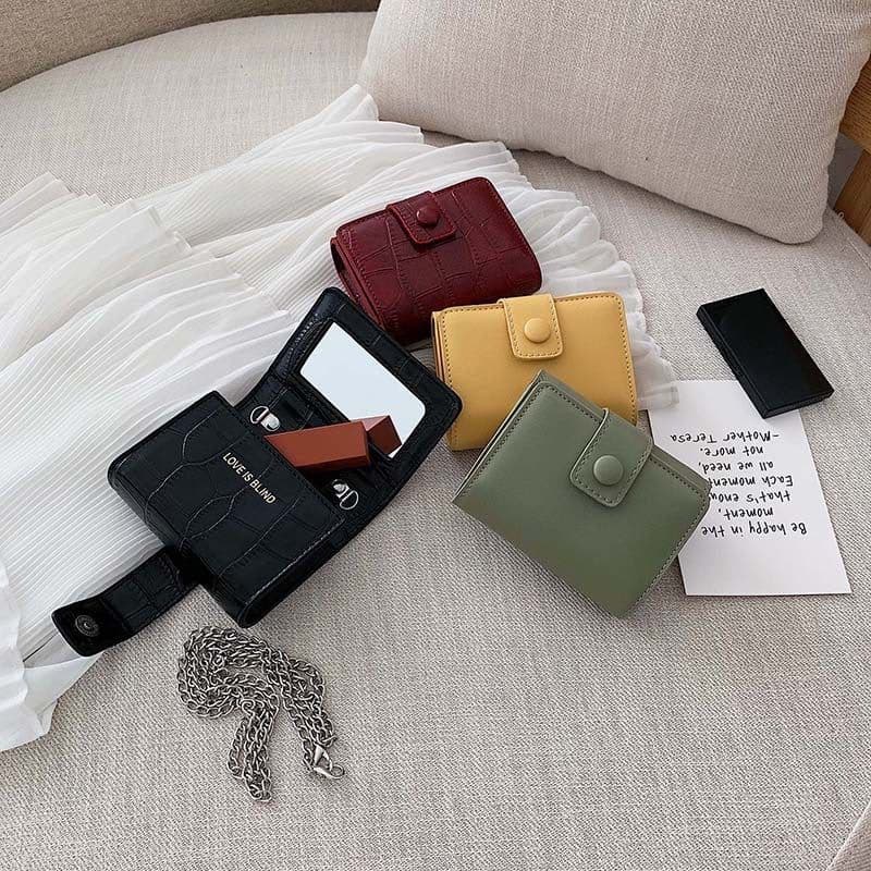 image-PU Lipstick Pack Single Room Crossbody Mini Women's Bag Portable