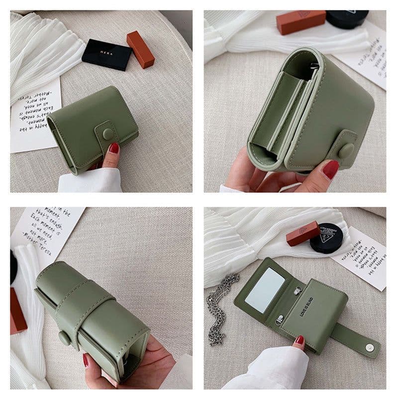 image-PU Lipstick Pack Single Room Crossbody Mini Women's Bag Portable