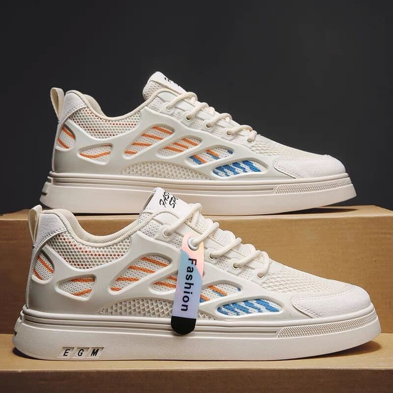 image-Mesh Sports Junior High School Students Flat Shoes Breathable