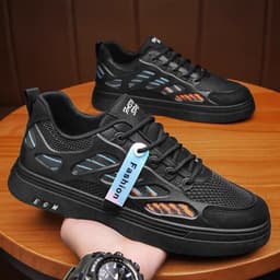 image-Mesh Sports Junior High School Students Flat Shoes Breathable