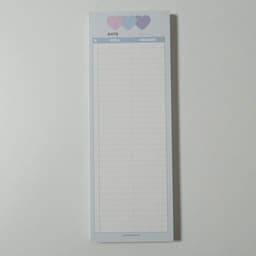 image-Notepad Cute Vertical Double-sided Printing Learning Paper English Words Note Paper