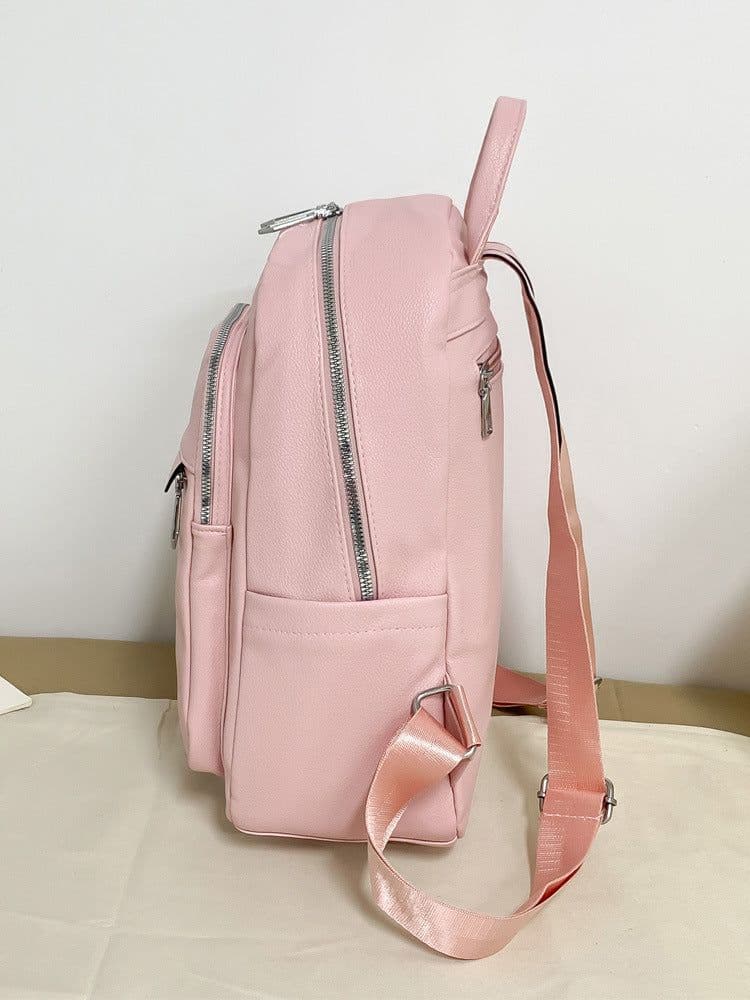 image-Fashion College Schoolbag Trendy Backpack Women's All-match Simple Large Capacity