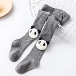 image-Infant Bottoming Combed Cotton Panda Children Pantyhose