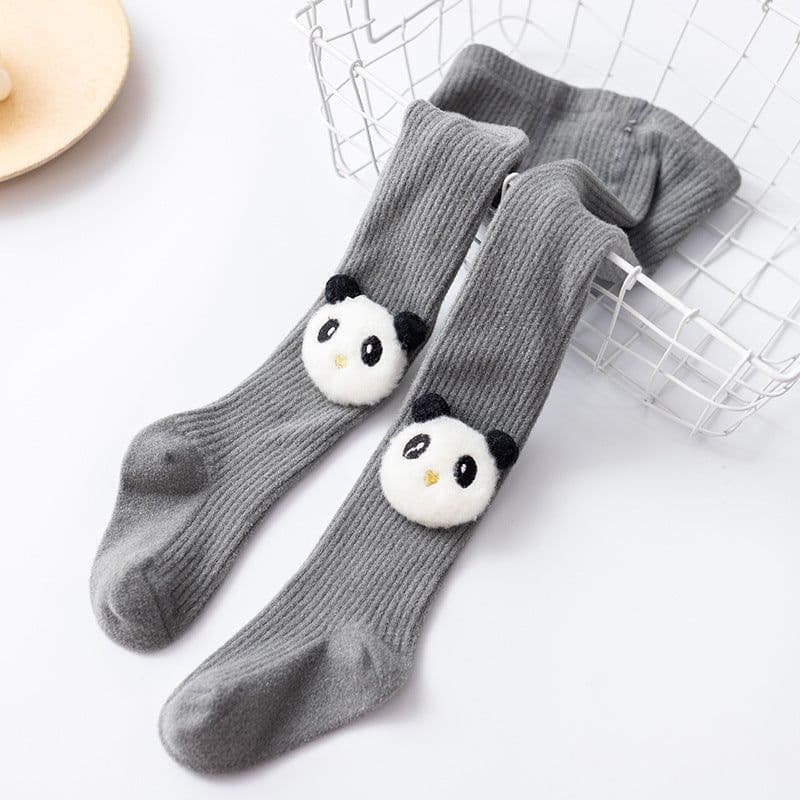 image-Infant Bottoming Combed Cotton Panda Children Pantyhose