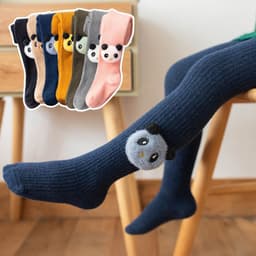 image-Infant Bottoming Combed Cotton Panda Children Pantyhose