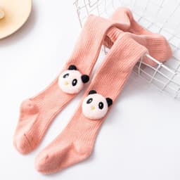 image-Infant Bottoming Combed Cotton Panda Children Pantyhose