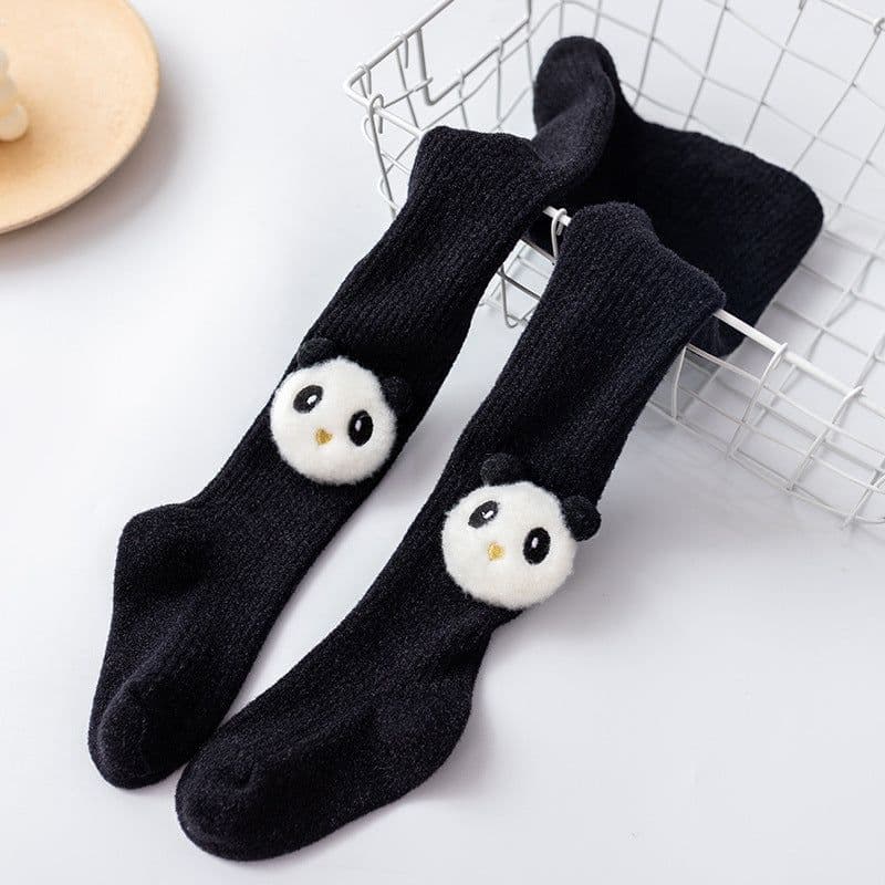image-Infant Bottoming Combed Cotton Panda Children Pantyhose