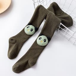 image-Infant Bottoming Combed Cotton Panda Children Pantyhose