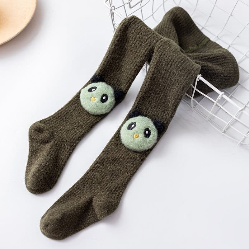 image-Infant Bottoming Combed Cotton Panda Children Pantyhose