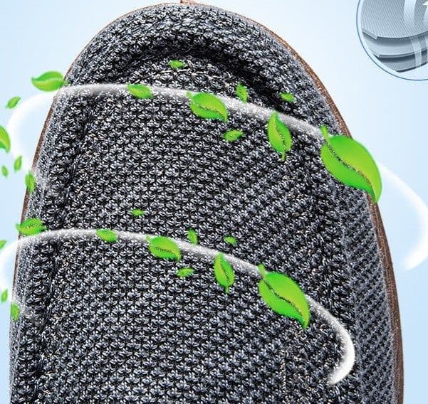 image-Men's Breathable Canvas Shoes Soft Bottom Non-slip
