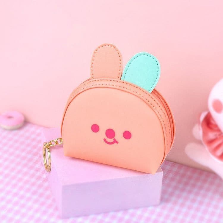 image-Cartoon Jelly Color Cute Animal Coin Purse