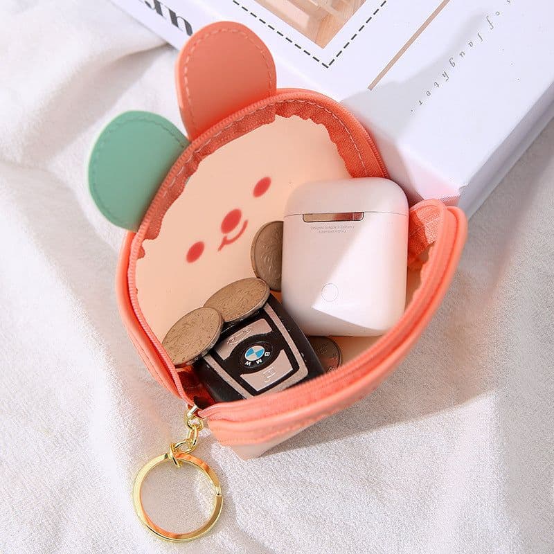 image-Cartoon Jelly Color Cute Animal Coin Purse