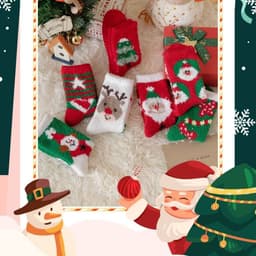 image-Christmas Stockings Children's Coral Fleece