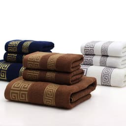 image-Towels Gift Box Three-piece Set