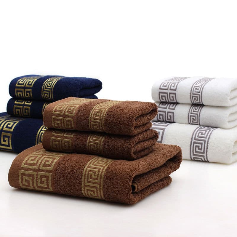 image-Towels Gift Box Three-piece Set