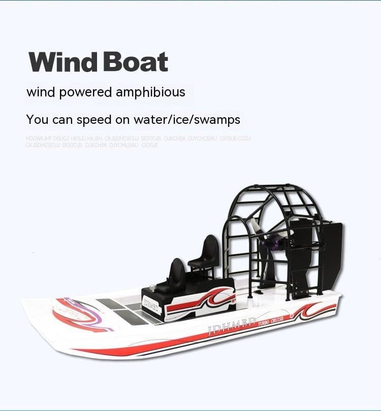 image-Air-powered Remote Control Electric Boat Model Toy DIY