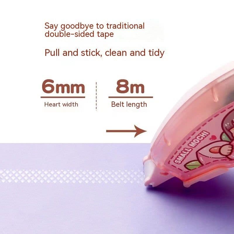 image-Hand Account Dotting Glue Student Stationery Adhesive Supplies High Viscosity Traceless Double-sided Adhesive
