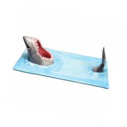 image-Internet Celebrity Seaside Shark Ceramic Plate Dumpling Plate Meal Kitchen Decoration Sushi Plate Beautiful Tableware