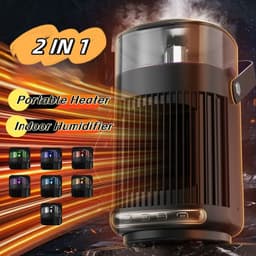 image-2 In 1 Portable Heaters And Indoor Humidifier Household Warm Air Blower High Power Room Heater For Home Office