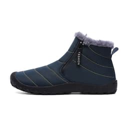 image-Outdoor Thickening Thermal Cotton Shoes Zipper Fleece-lined Winter Men's Shoes