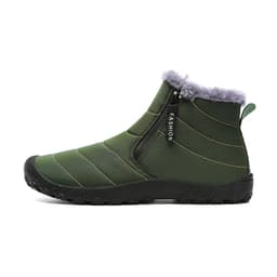 image-Outdoor Thickening Thermal Cotton Shoes Zipper Fleece-lined Winter Men's Shoes