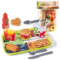 image-Children's Play House Toys Western Tableware