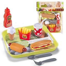 image-Children's Play House Toys Western Tableware