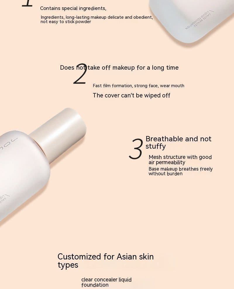 image-Oil Control Facial Moisturizing Makeup Foundation Make-up Concealer