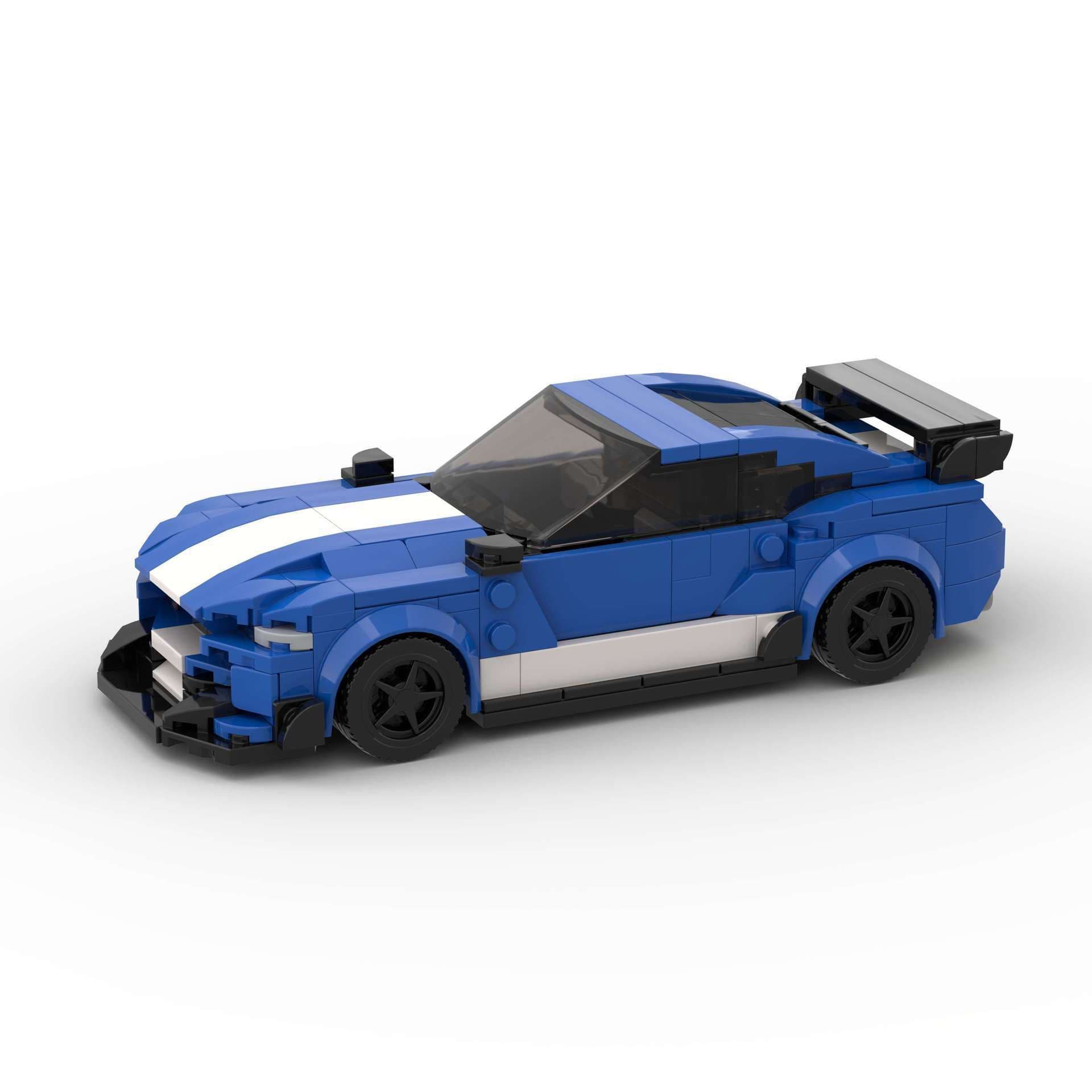 image-Building Blocks Racing Wild Horse Sports Car Assembled Toys