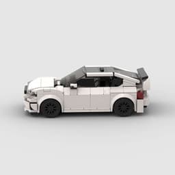 image-Small Particle Racing Car Sports Car Model Assembled Children's Building Blocks Toy