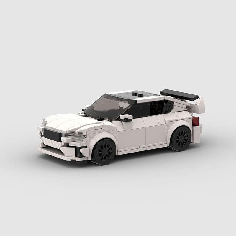 image-Small Particle Racing Car Sports Car Model Assembled Children's Building Blocks Toy