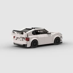 image-Small Particle Racing Car Sports Car Model Assembled Children's Building Blocks Toy