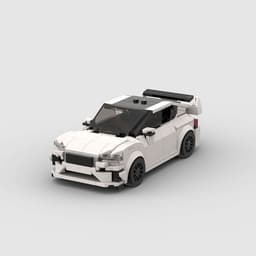 image-Small Particle Racing Car Sports Car Model Assembled Children's Building Blocks Toy
