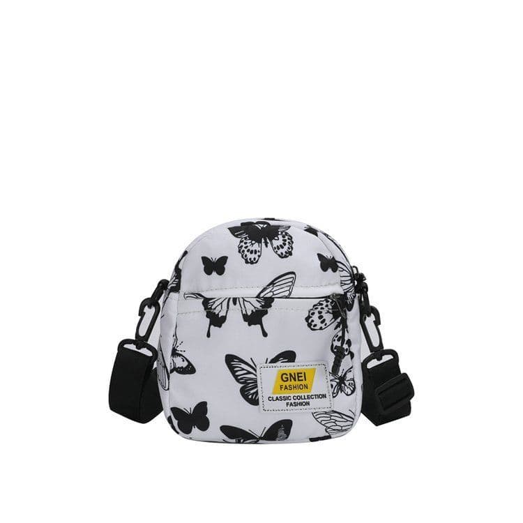 image-Spring And Summer Women's Bag Fashion Printed Nylon Fabric Travel Out Shoulder Crossbody