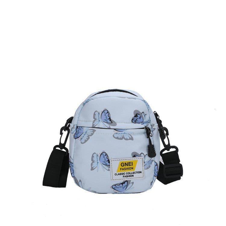 image-Spring And Summer Women's Bag Fashion Printed Nylon Fabric Travel Out Shoulder Crossbody