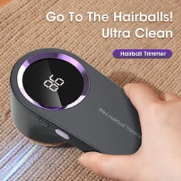 image-Lint Remover For Clothing Portable Electric Fuzz Pellet Remover LED Display Rechargeable For Clothes Fabric Shaver Fluff Remover